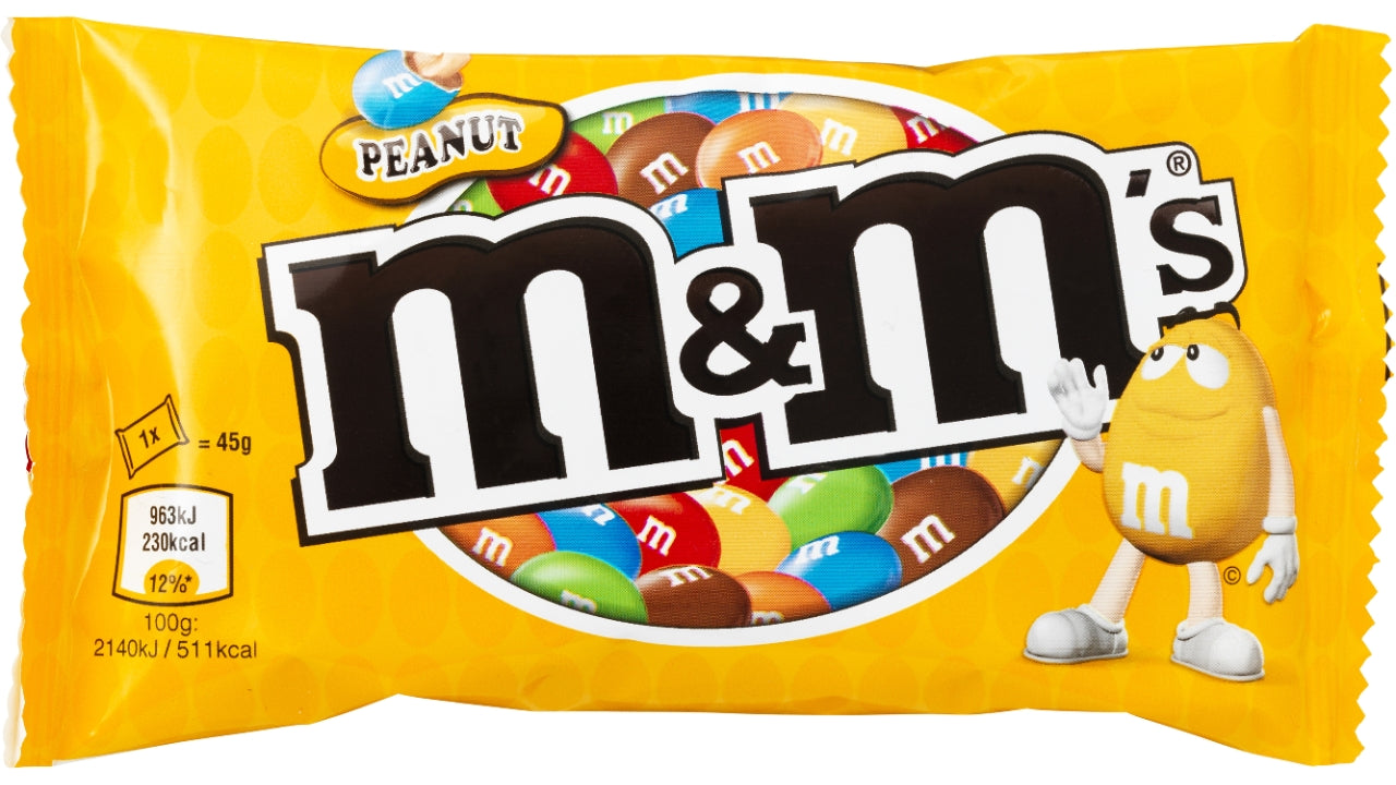 M&M's peanuts 24x45g