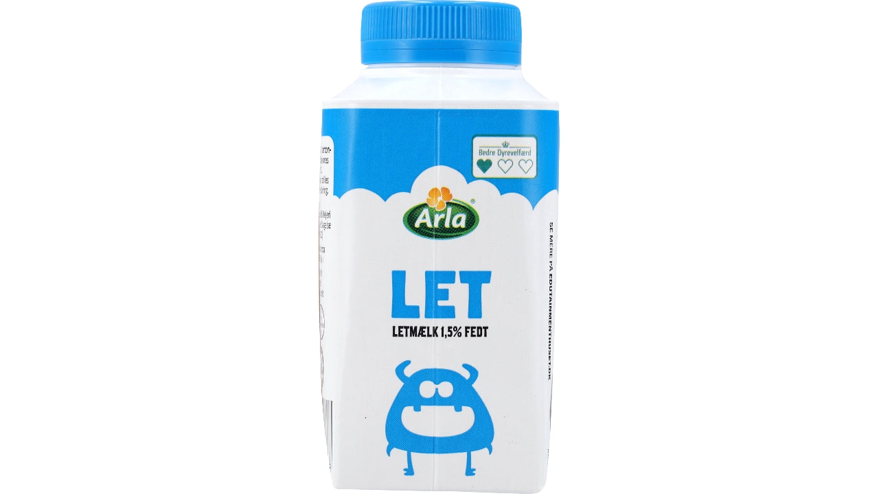 Letmælk 1,5% 250ml - Mælk