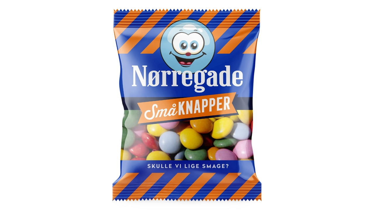 Små knapper chokolade 100x10g