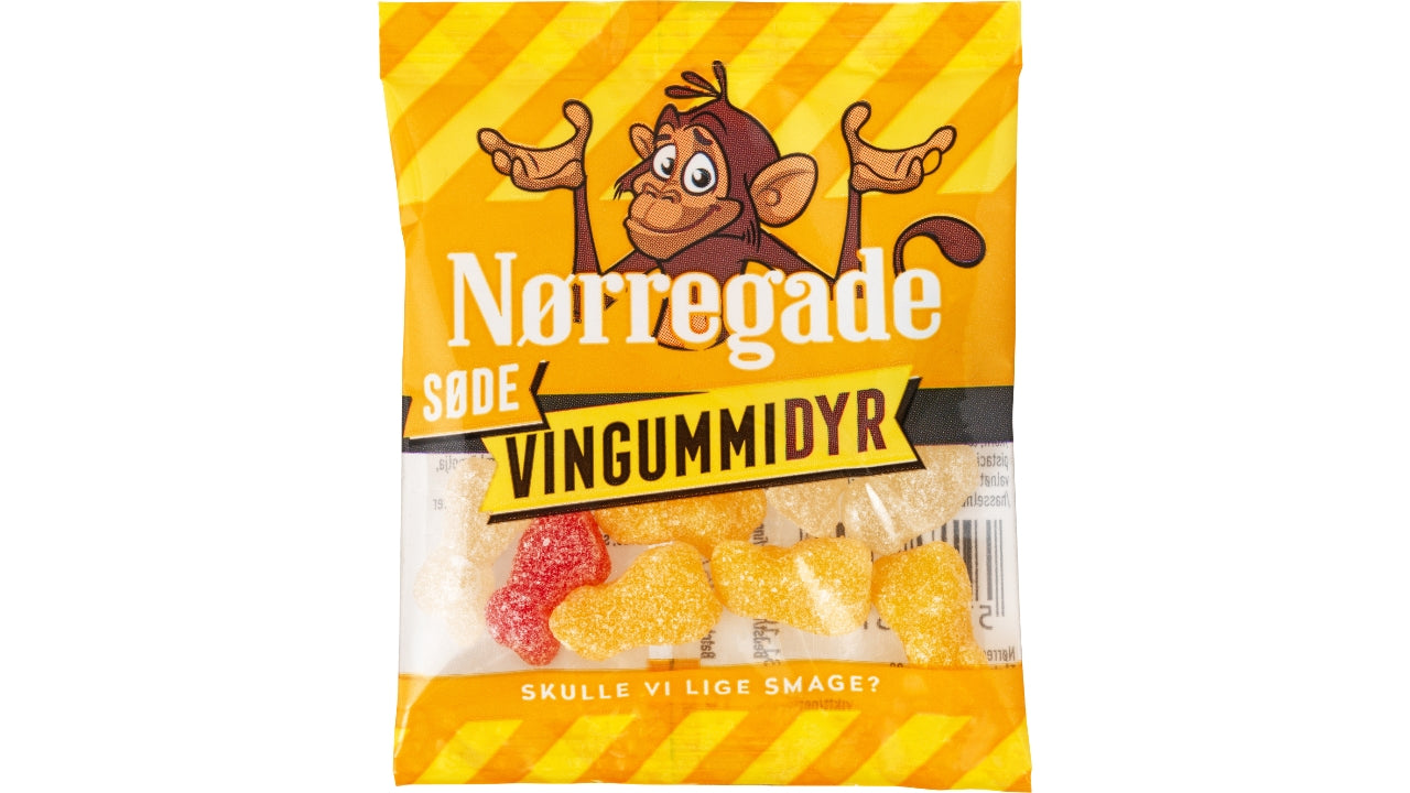 Mini søde vingummidyr 100x10g