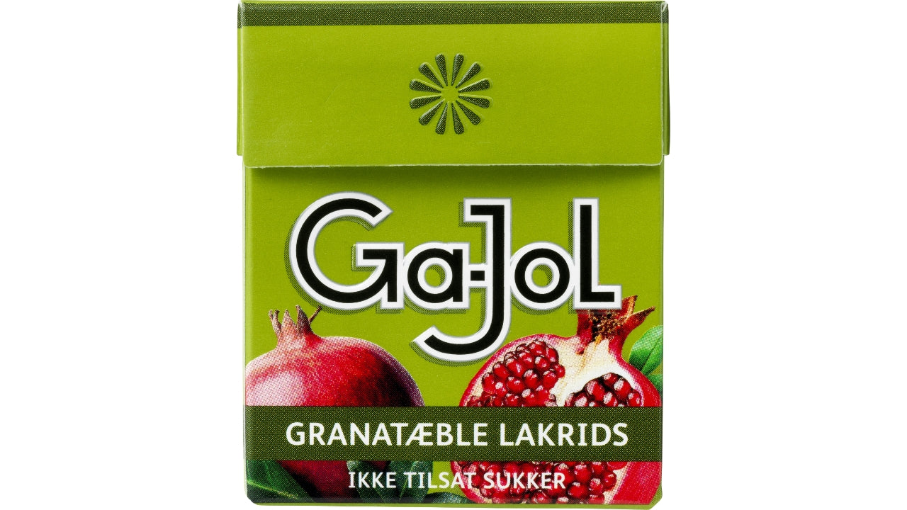 Ga-Jol granatæble lakrids sf 24x23g