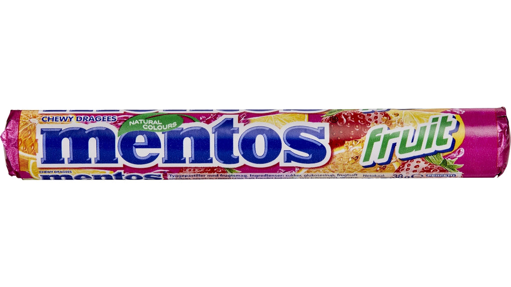 Mentos frugt 40x38g