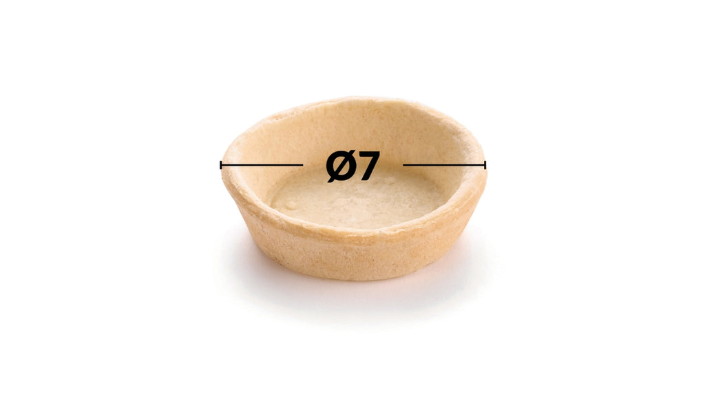 Tærtebund Quiche Ø7x2cm 90stk