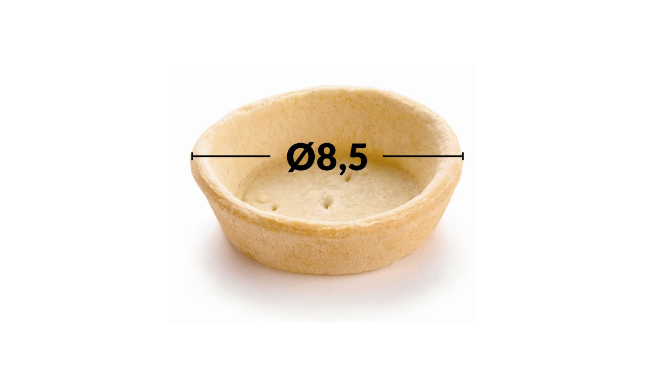 Tærtebund Quiche Ø8,5cmxH2,1cm 72stk