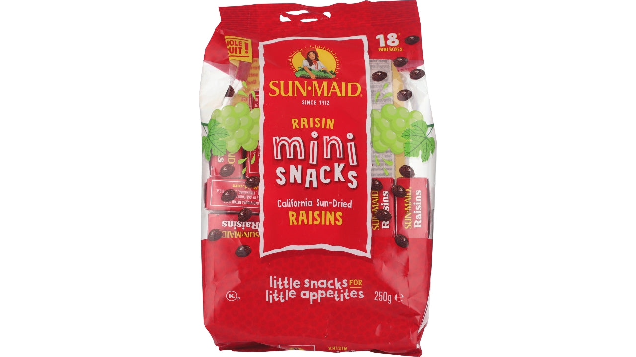 Rosiner mini snack 18x14g