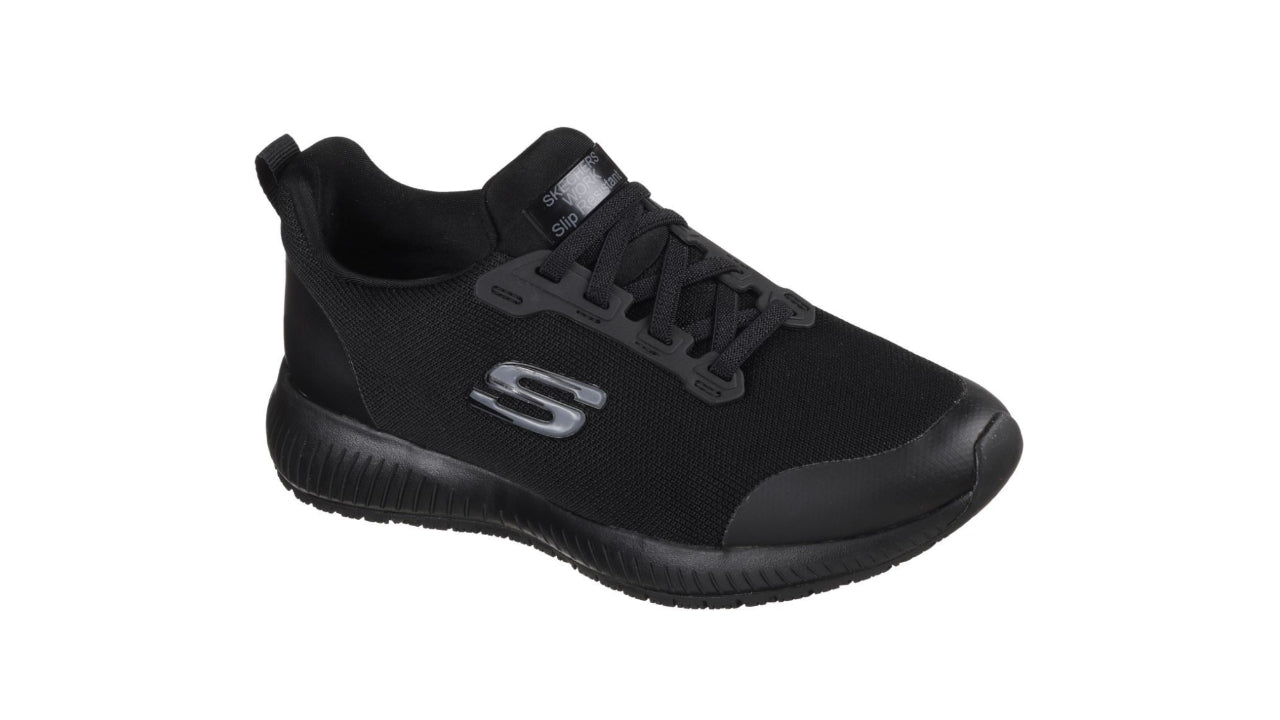Skechers sort damesko Squad str 37