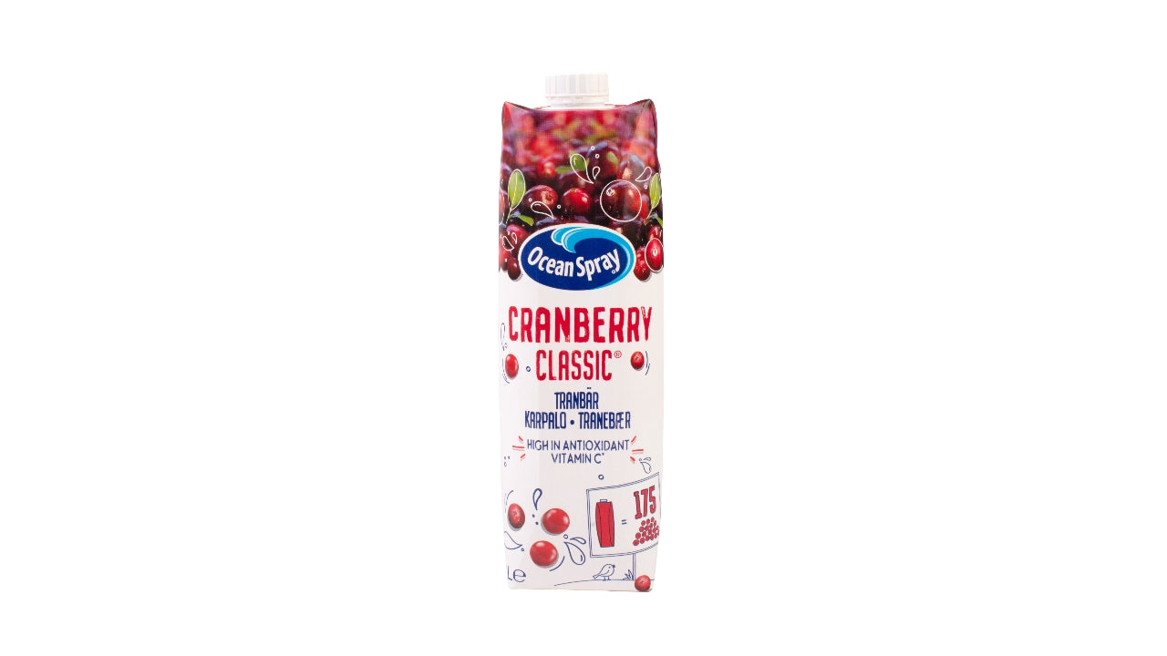 Tranebær juice classic 1L