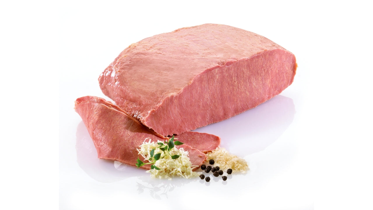 Oksebryst kogt sprængt ca 1,1,kg