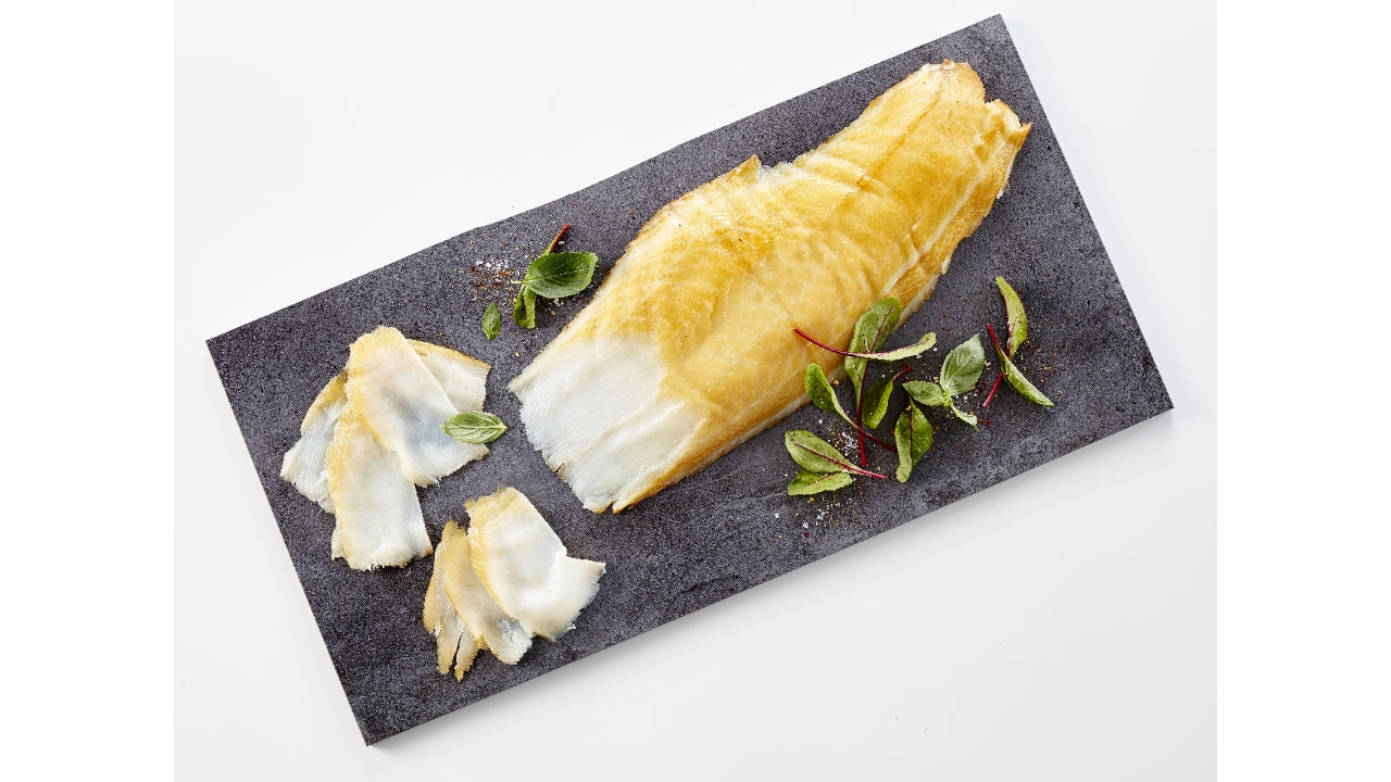 Røget hellefisk skiveskåret 900-1400g