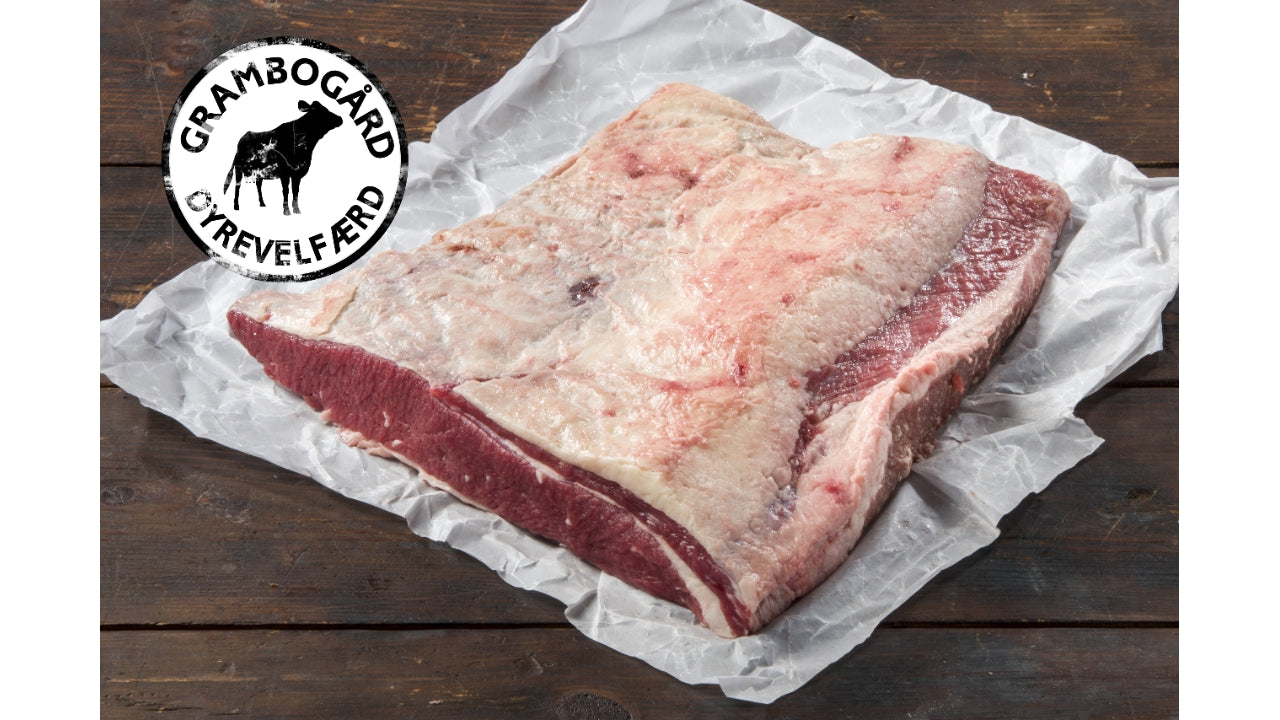 Oksespidsbryst u/ben ca 3,8kg