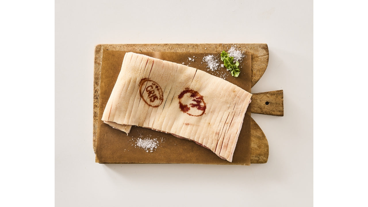 Rygspæk sprængt røget ca 1,1kg