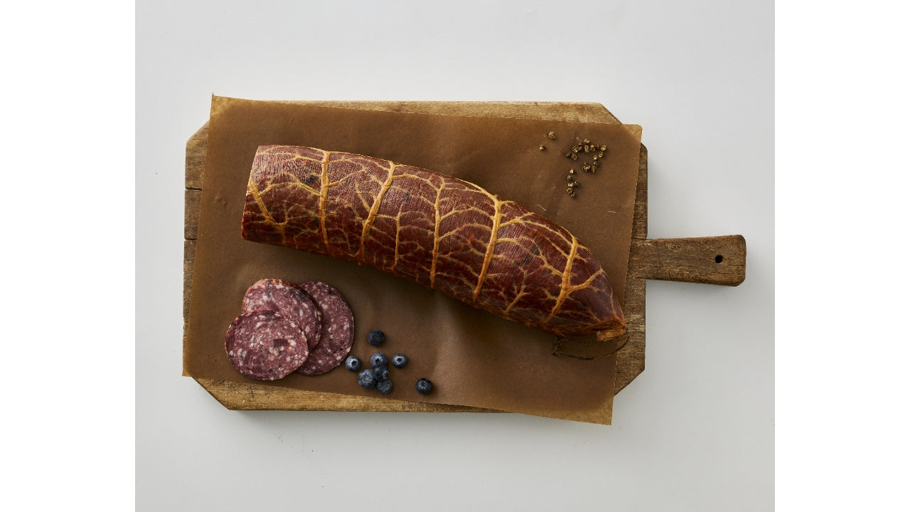 Spegepølse okse blåbær/krystalost 2,7kg