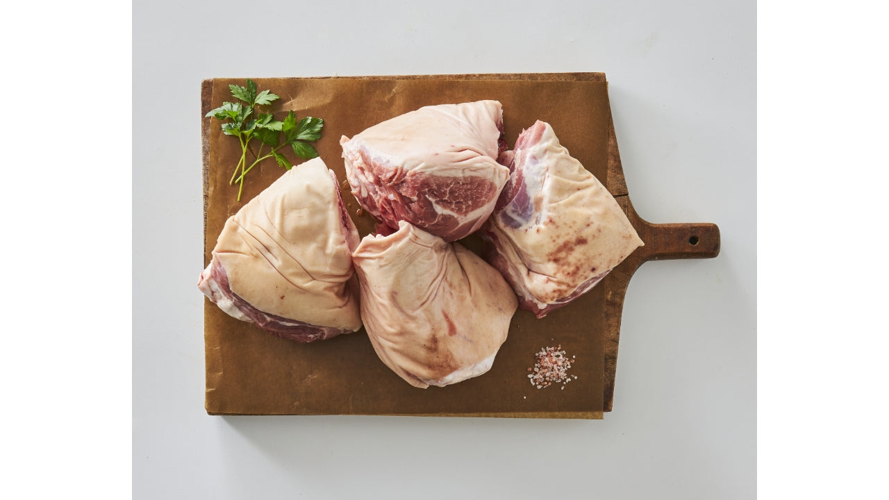 Svinebagskank sprængt ca 1,1kg