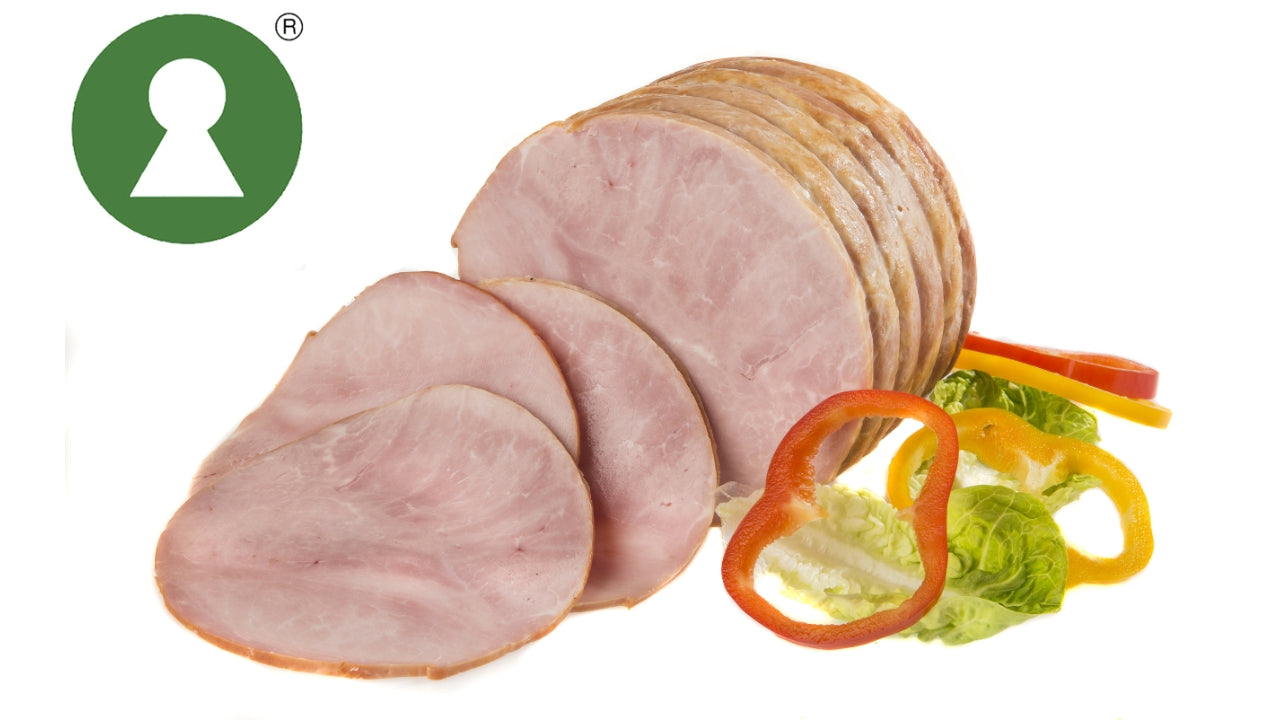 Skinke kogt rund u/ svær ca.2,5kg