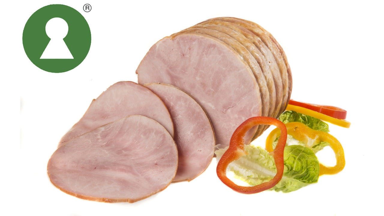 Skinke kogt rund u/ svær ca.2,5kg