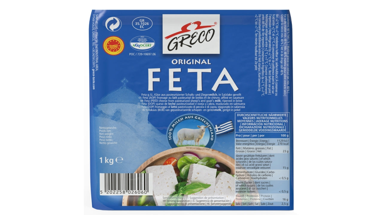Græsk Feta 1kg