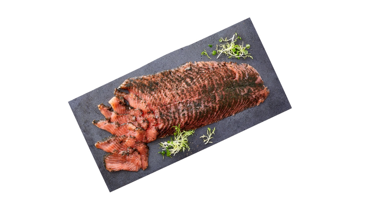 Gravad laks i skiver 900-1400g