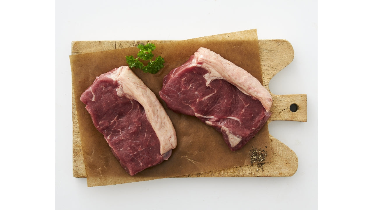 Oksestriploinsteak 2x225g