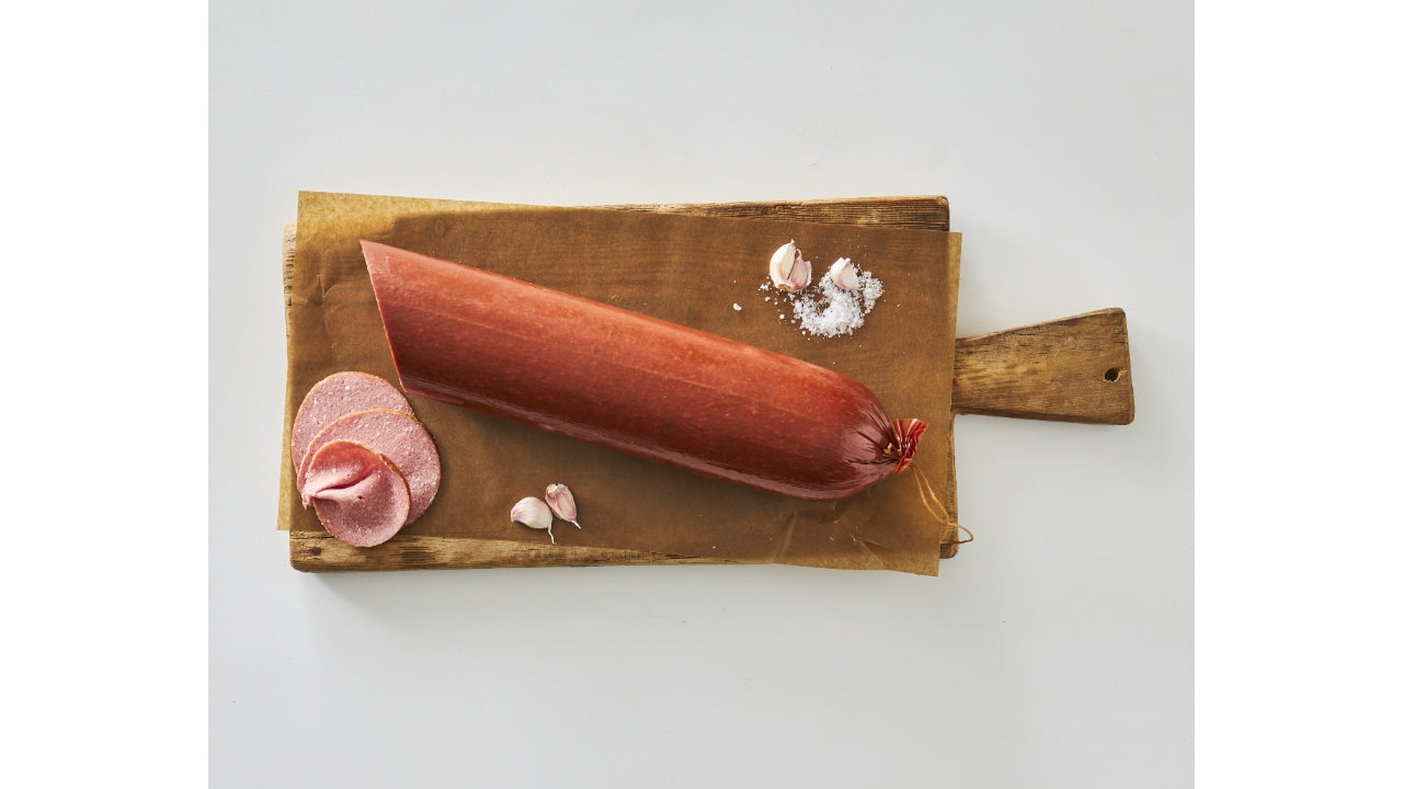 Hvidløgsspegepølse ca 1,8kg