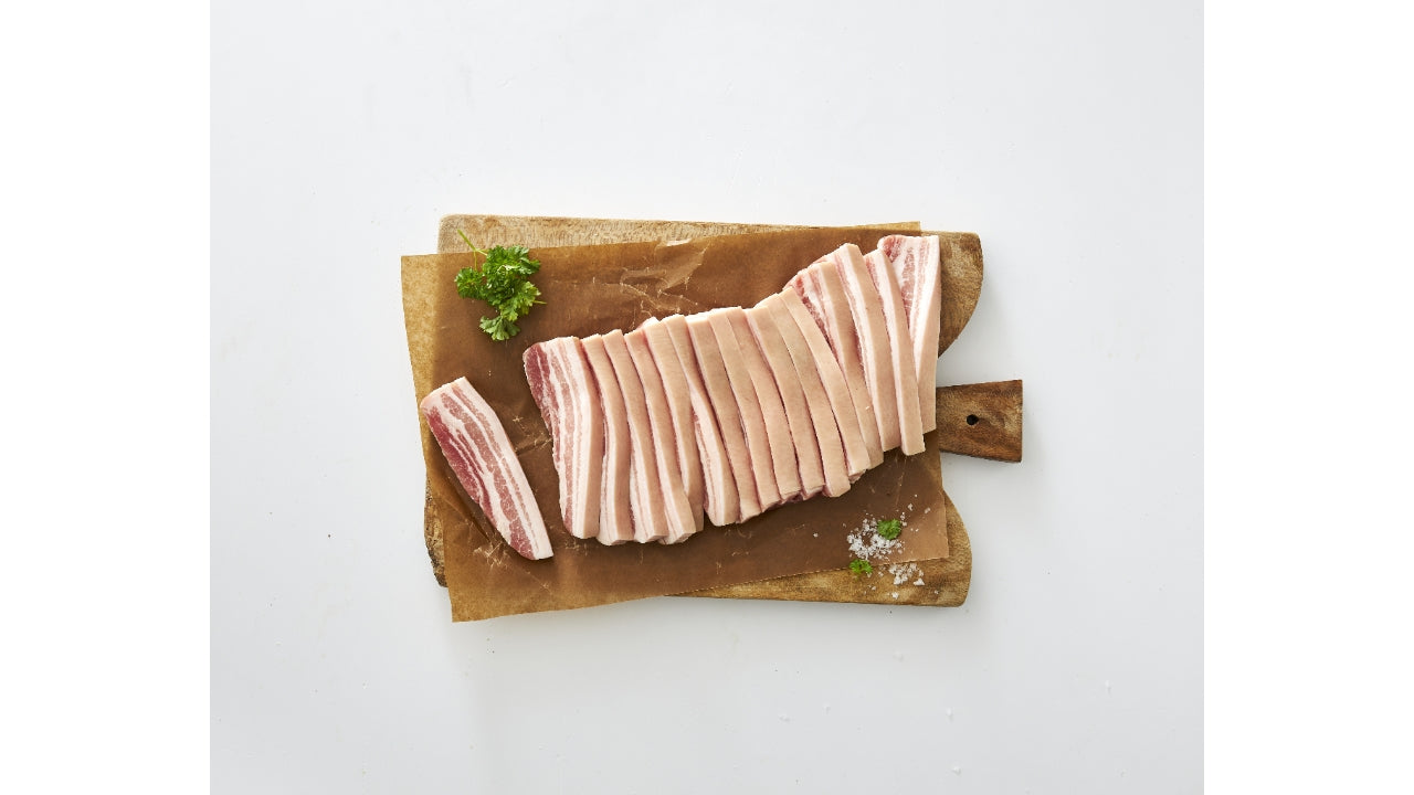 Flæsk sprængt i skiver ca 2kg