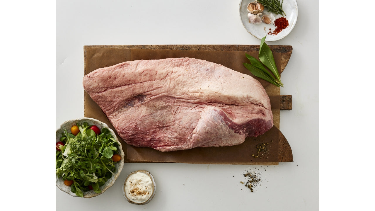 US oksespidsbryst brisket ca 3,5-5kg