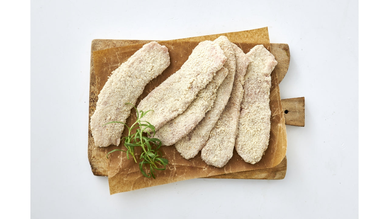 Kalveschnitzel paneret 800g