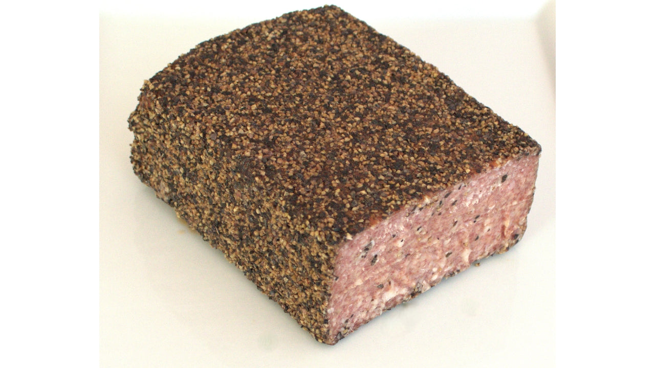 Blokspegepølse med Peberkant ca 900g