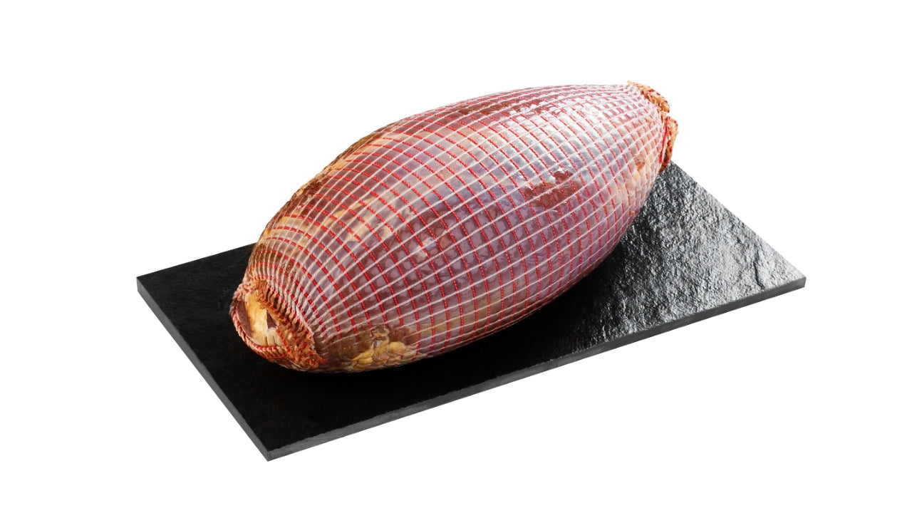 Dyrekølle u/ben røget i net ca 2kg