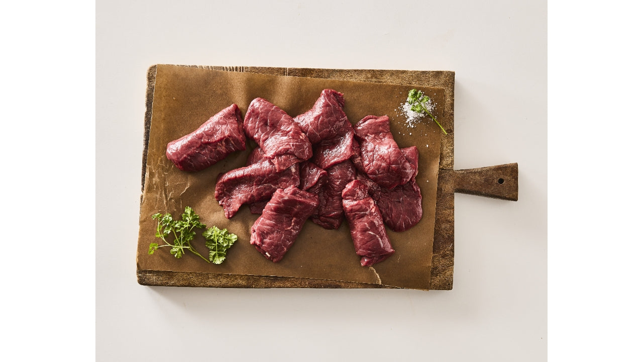 Okse benløse fugle røget rygspæk ca 100g