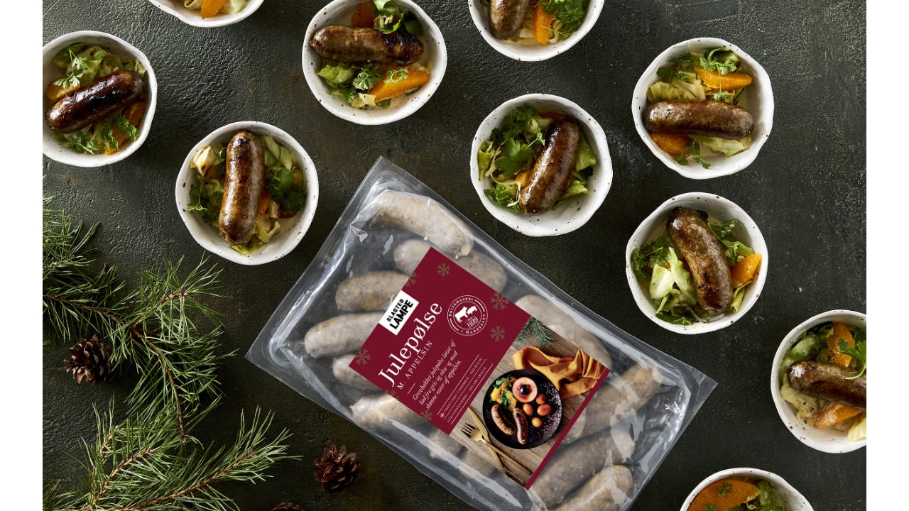 Julepølse m. appelsin 60g 1kg