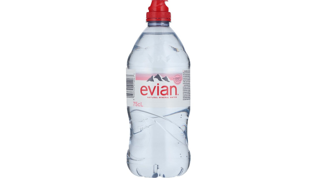 Evian sportscap 12x75cl