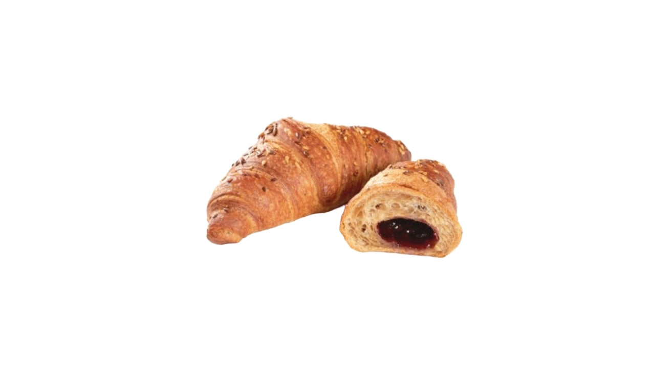 Croissant med blåbærfyld 48x100g.