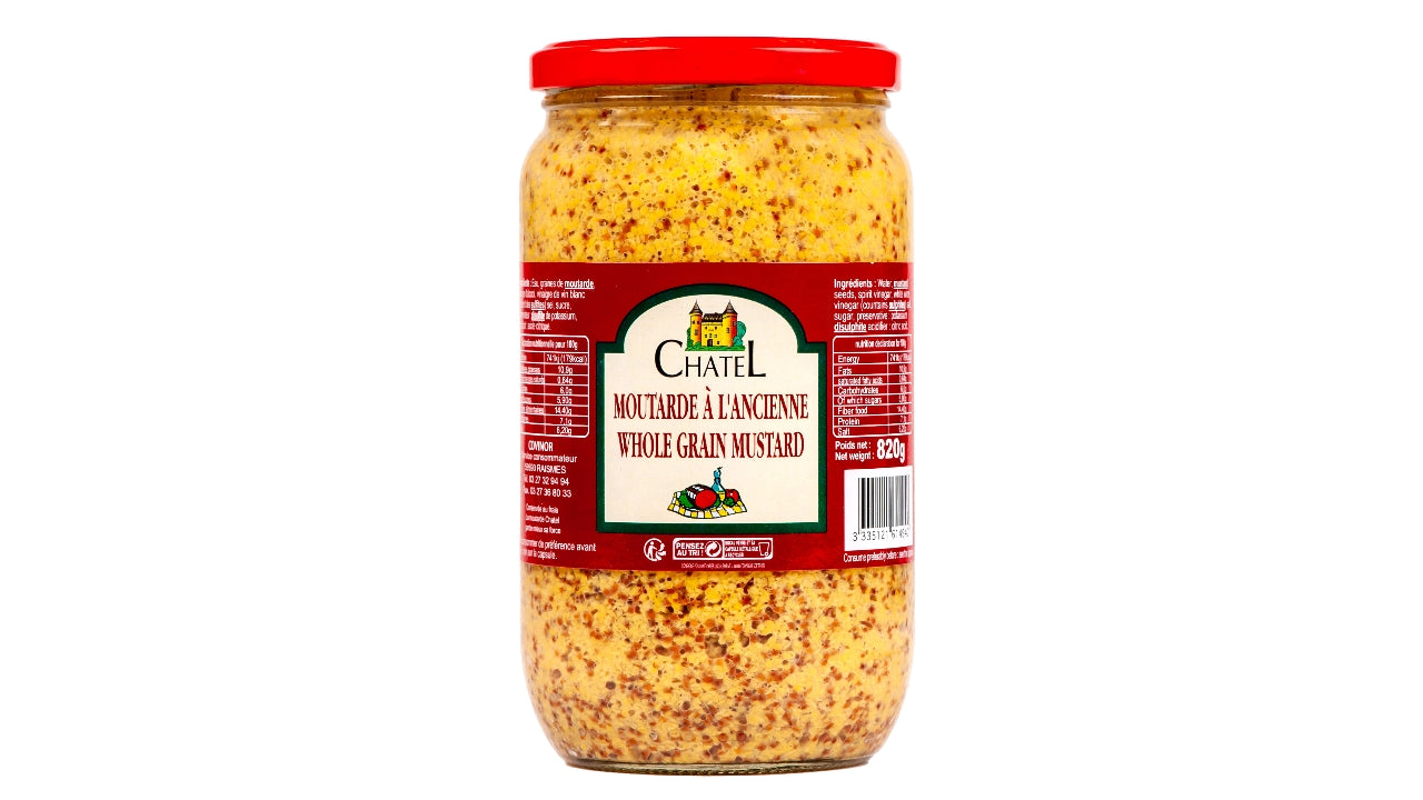 Grovkornet sennep 820g