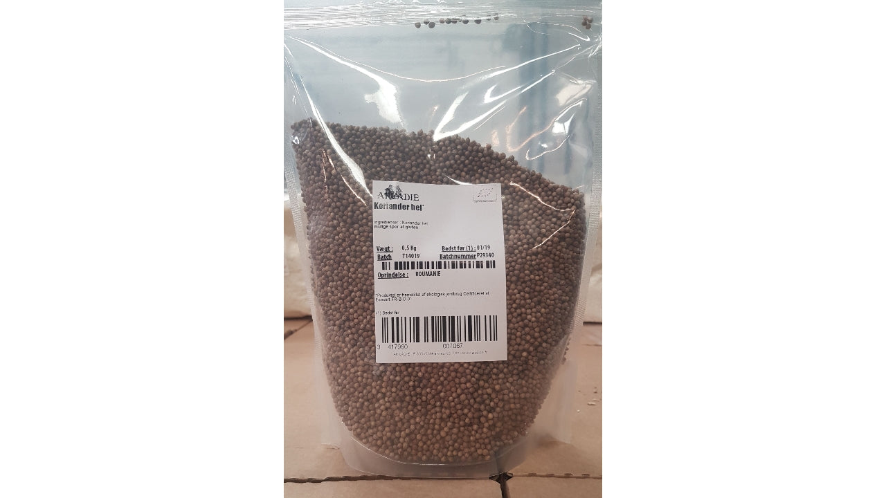 Øko Koriander hel 500g