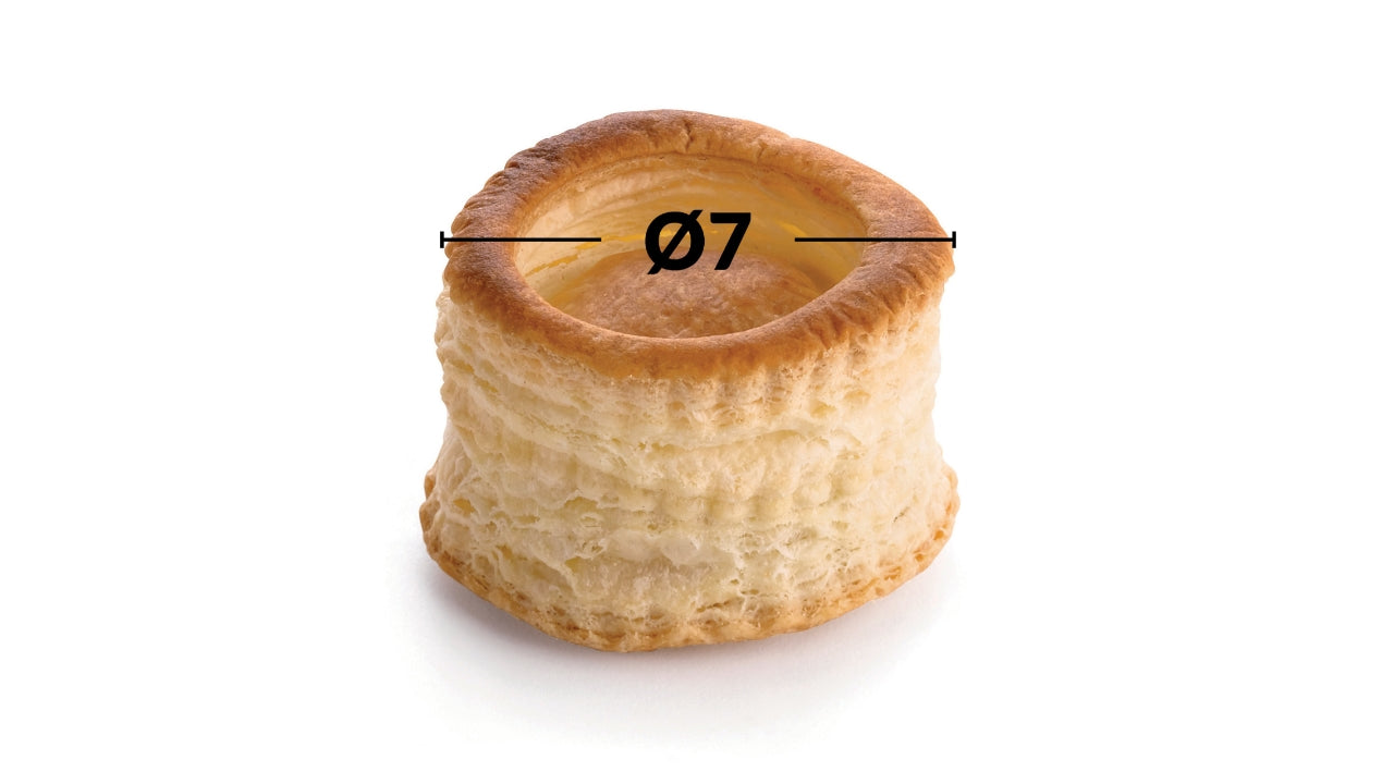 Tartelet Ø7xH4,5cm 24stk