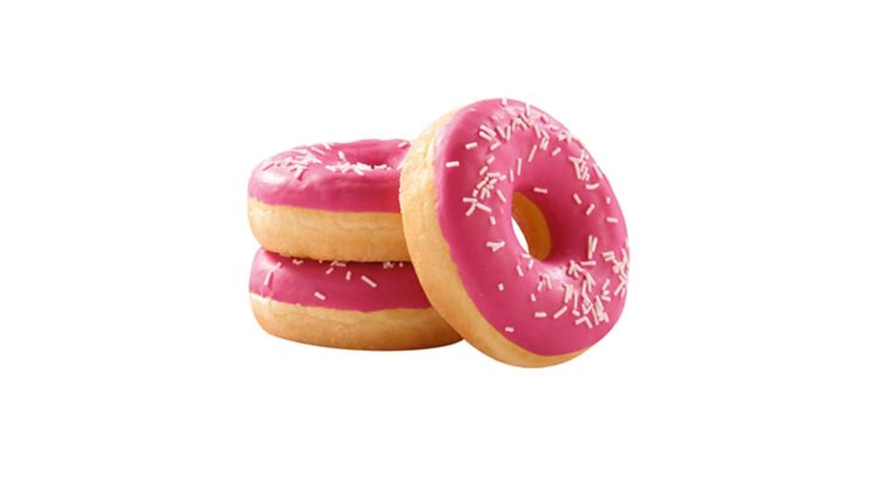 Donut pink sprinkels topping 12x55g