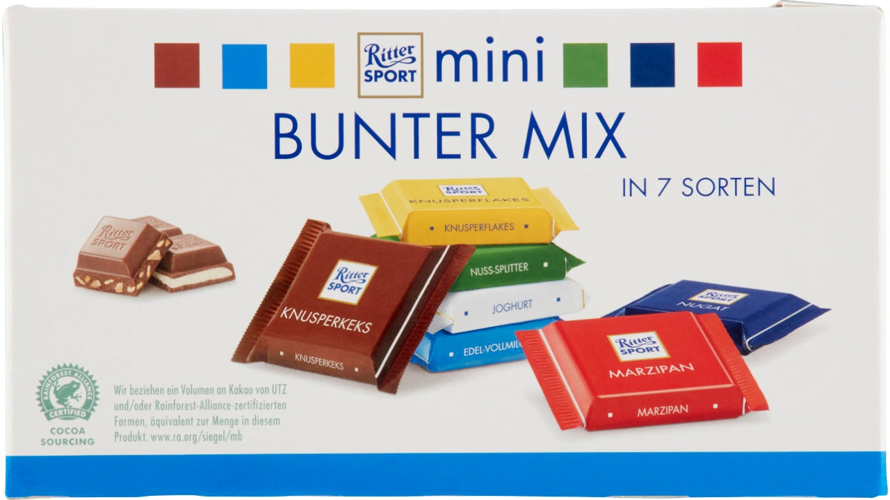 Ritter sport mini ass, 84x16,6g