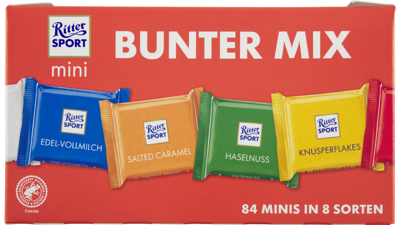 Ritter sport mini ass 84x16,6g