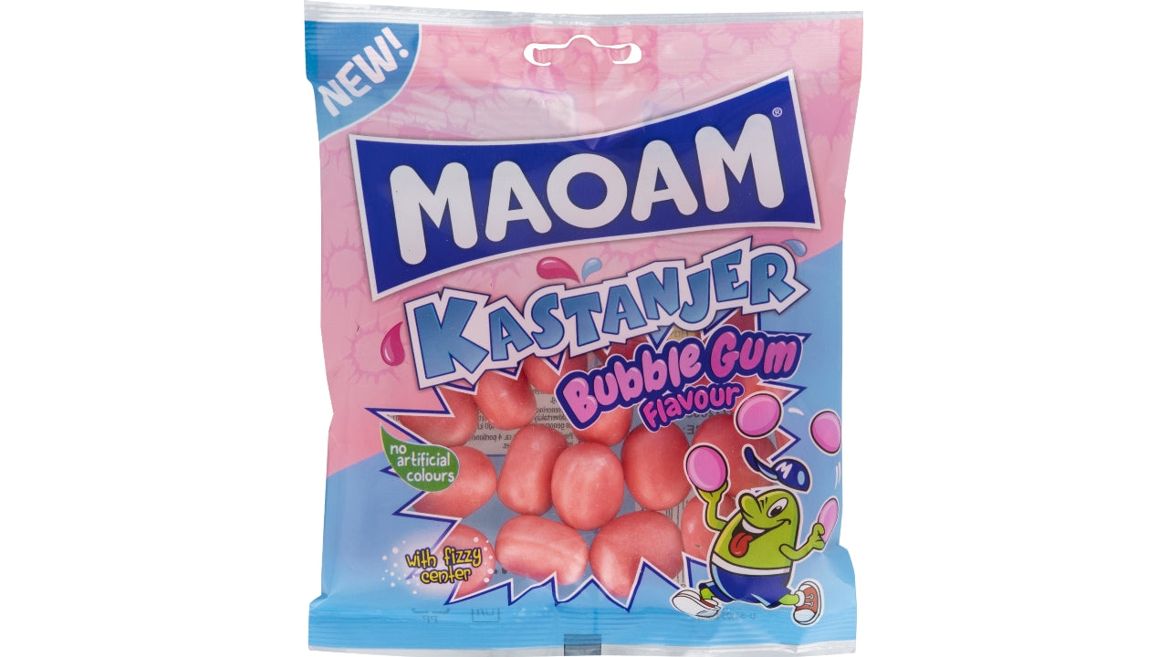Maoam bubblegum kastanjer 120g