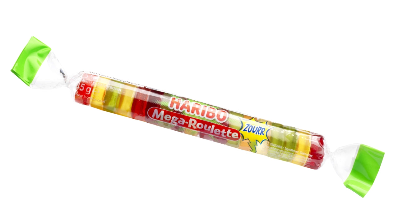 Mega roulette sour 40x45g