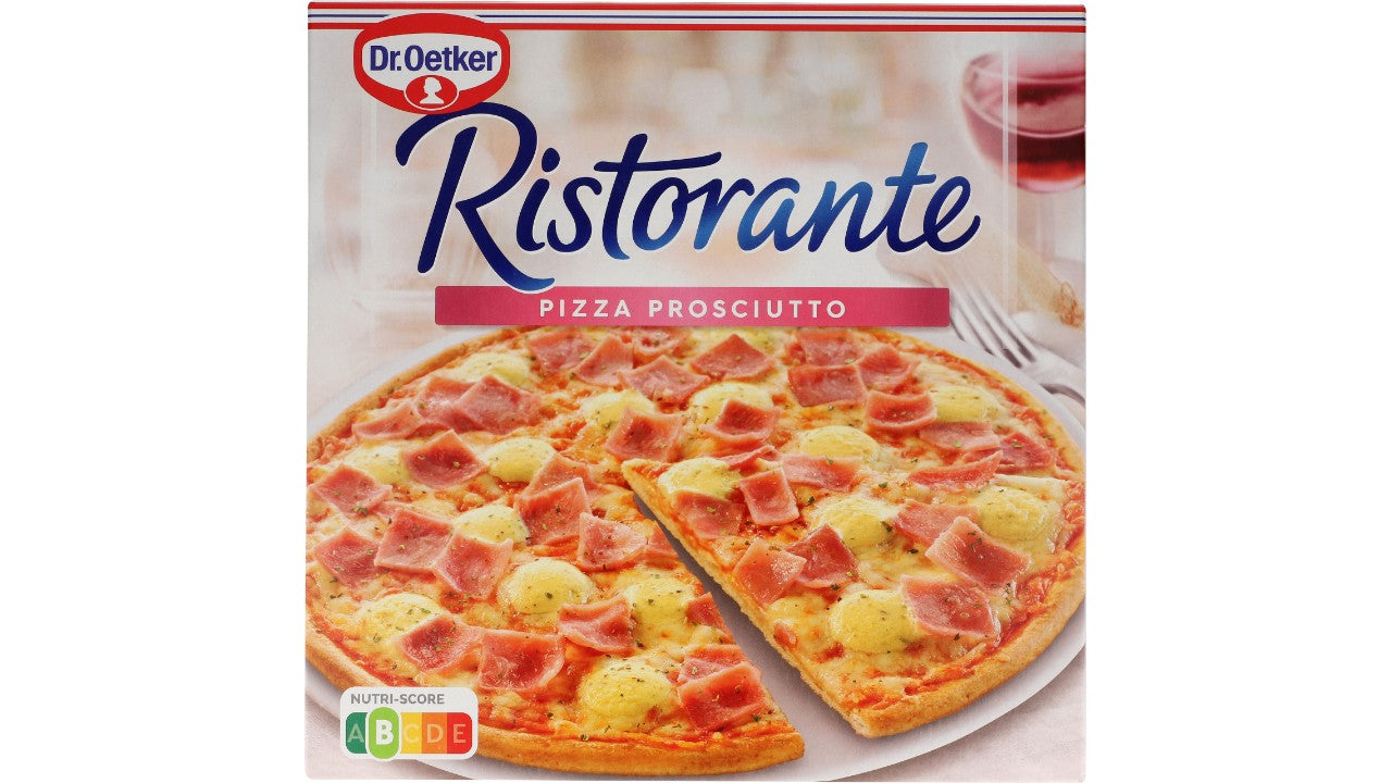 Pizza ristorante prosciutto 340g