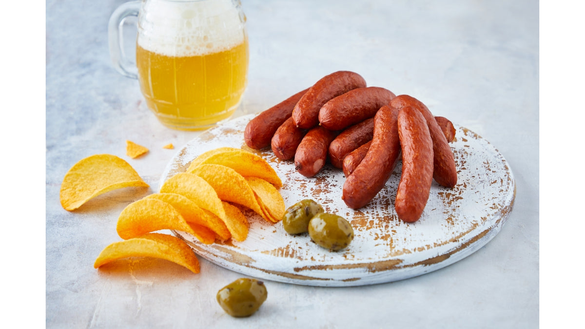 Bayerske kabanos ølpølser 25g 700g