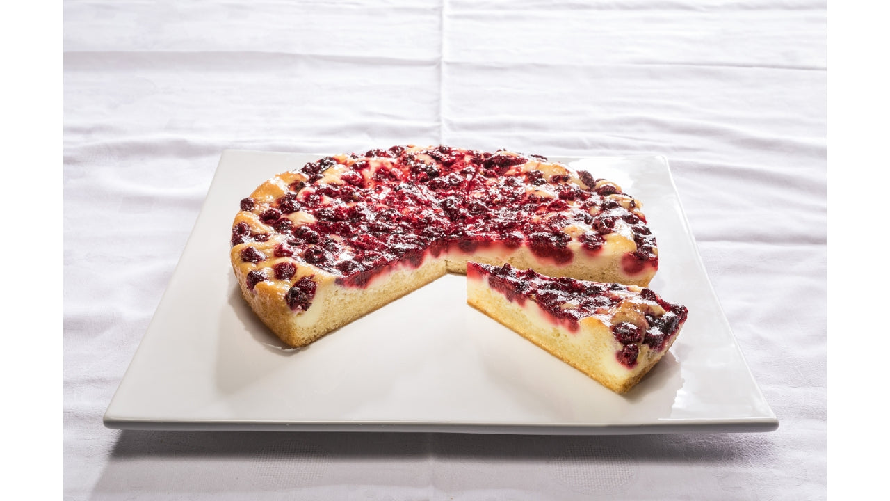 Hindbær hasselnøddetærte 1,35kg vegansk