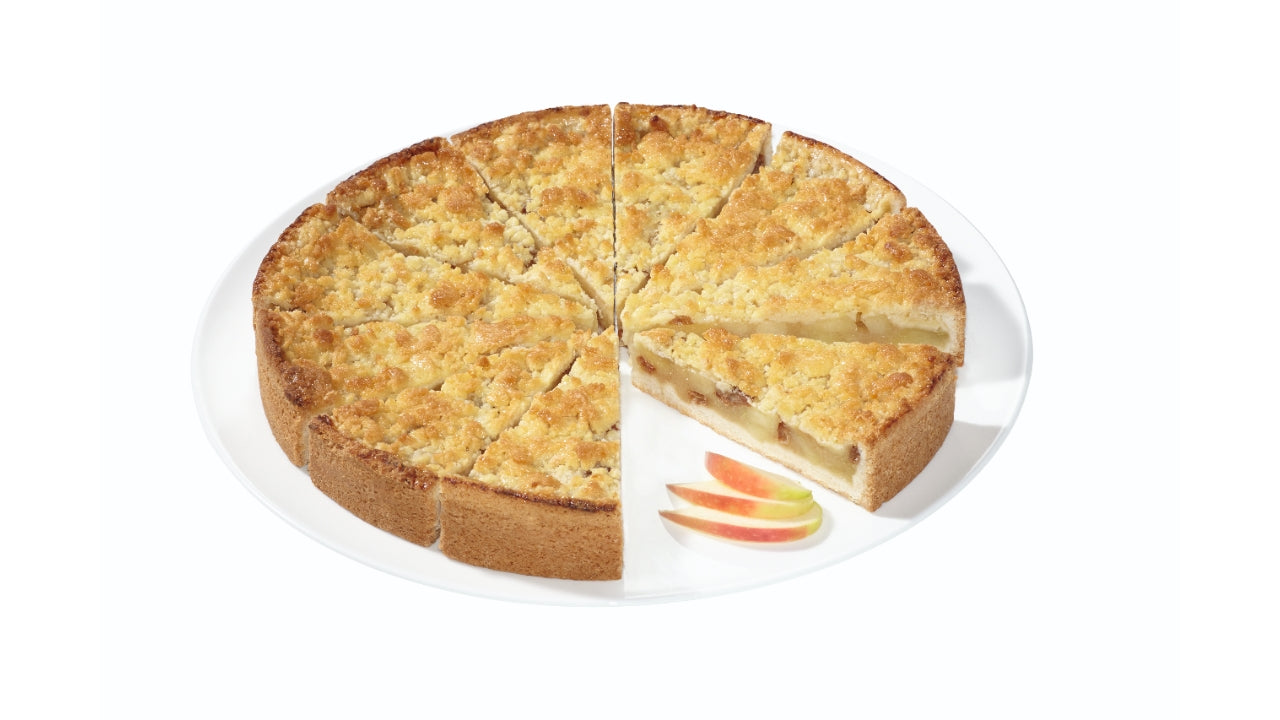 Æble streusel tærte Ø26cm 4x1,25kg
