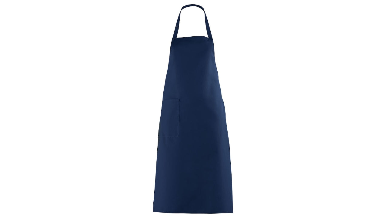 Forklæde m/lomme navy 100cm