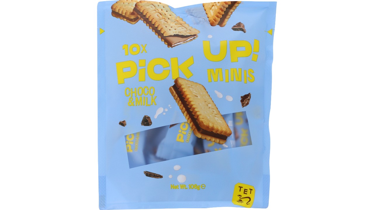 Pick UP minis choco & milk 106g
