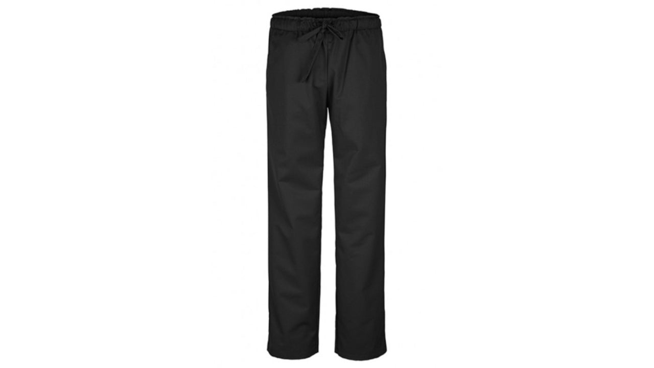 Slip on bukser - sorte XXXL