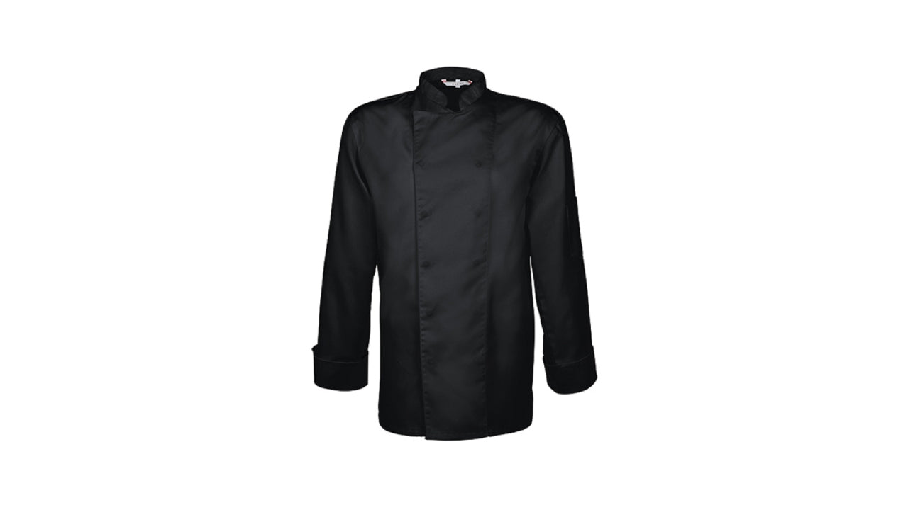 Kokkejakke XXXL Langærmet SORT