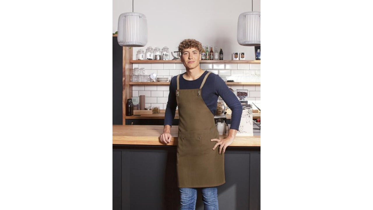 Forklæde brunt fusion kryds