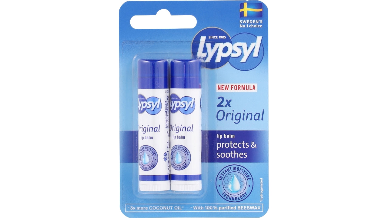 Lypsyl læbepomade m/parf. 2stk